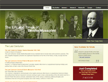 Tablet Screenshot of benito-mussolini.com